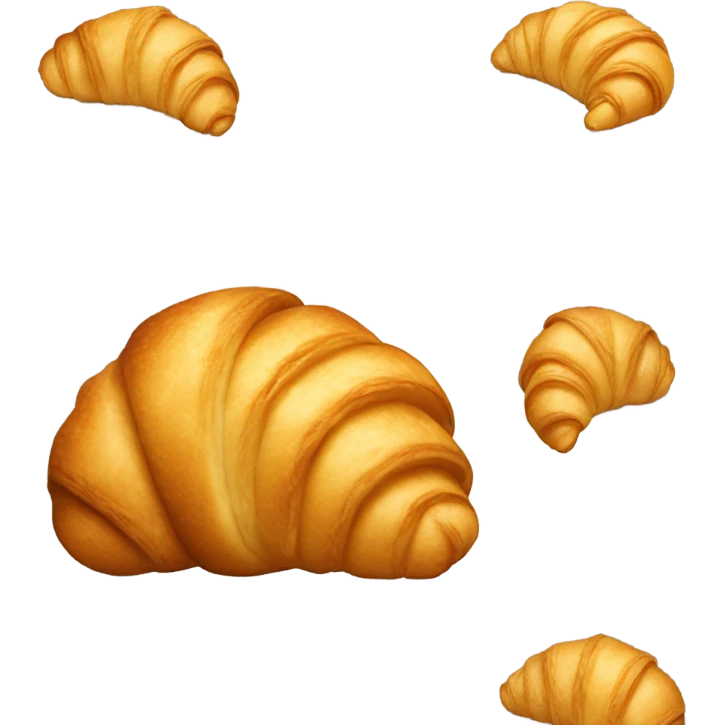 Woman body with croissant head emoji
