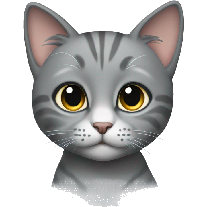 Gray kitty  emoji