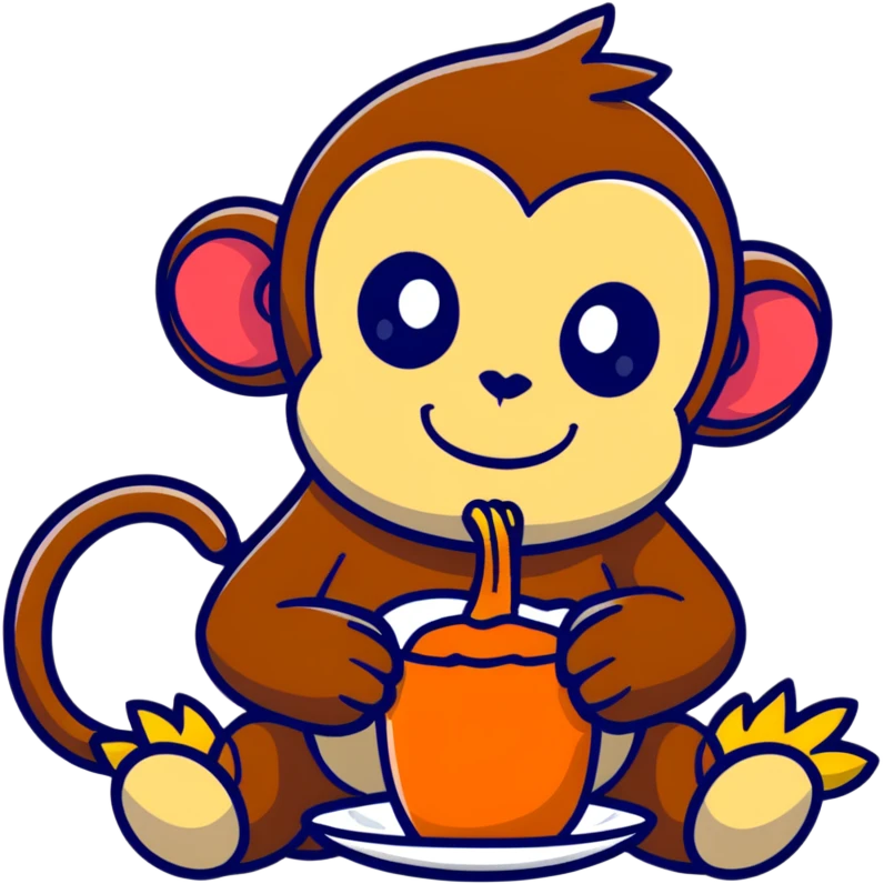 Monkey eat takis emoji