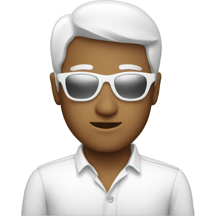 white sunglasses  emoji