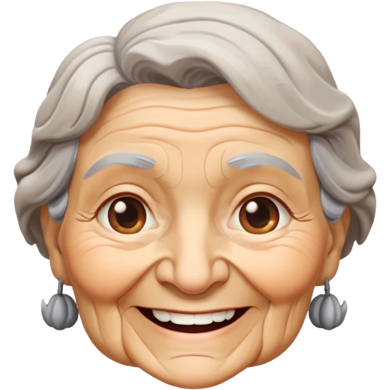 Granny face emoji