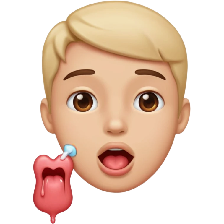 Drooling in love emoji