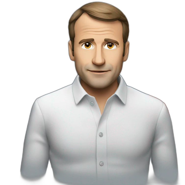 chat sur macron emoji