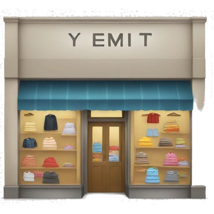 cloth store emoji