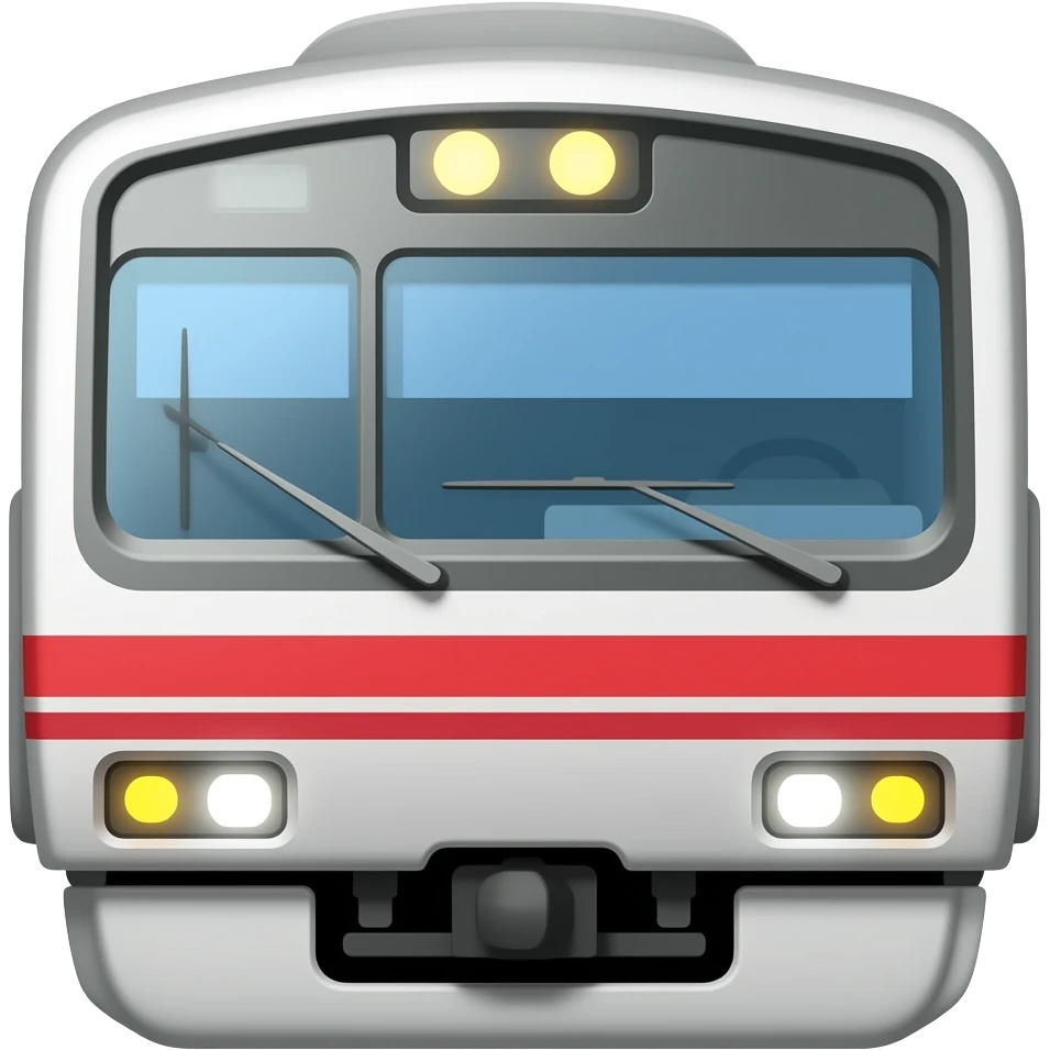 Japanese train emoji