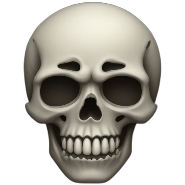 black skull emoji