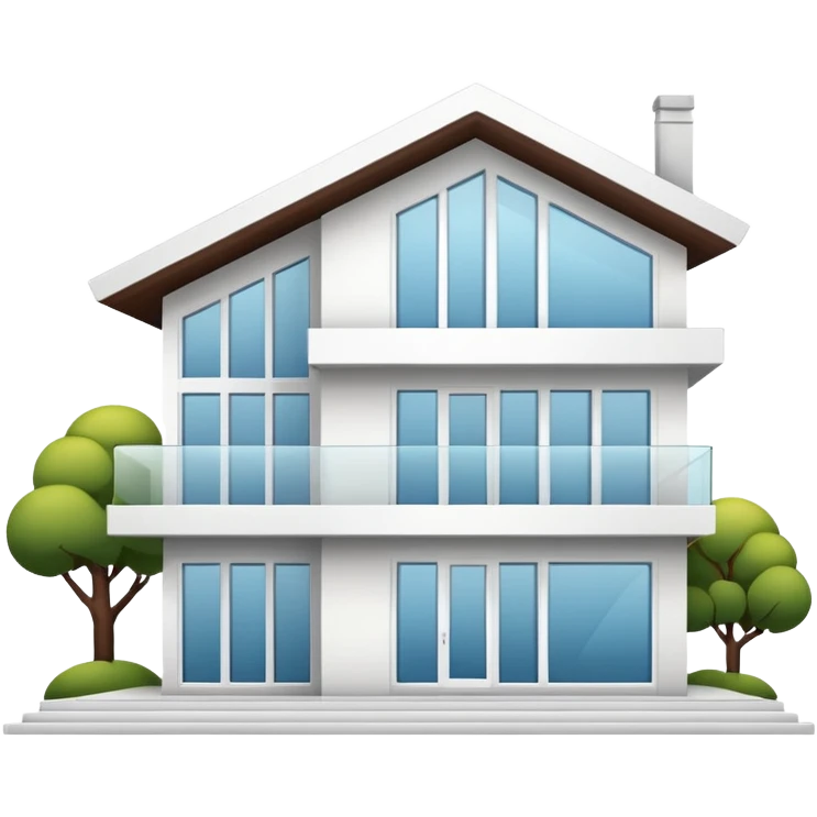 modern house emoji
