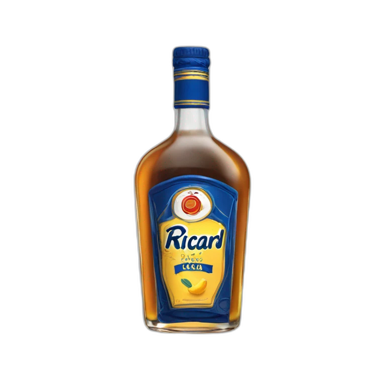 Bouteille de ricard emoji
