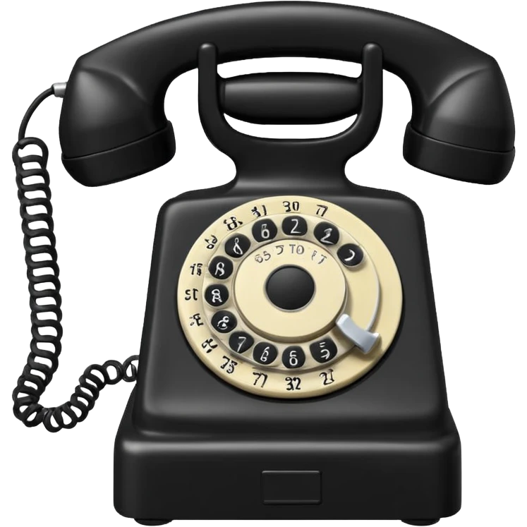 old phone 1970 emoji