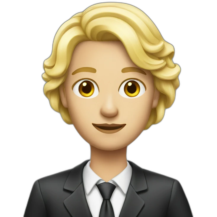 lawyer blond emoji