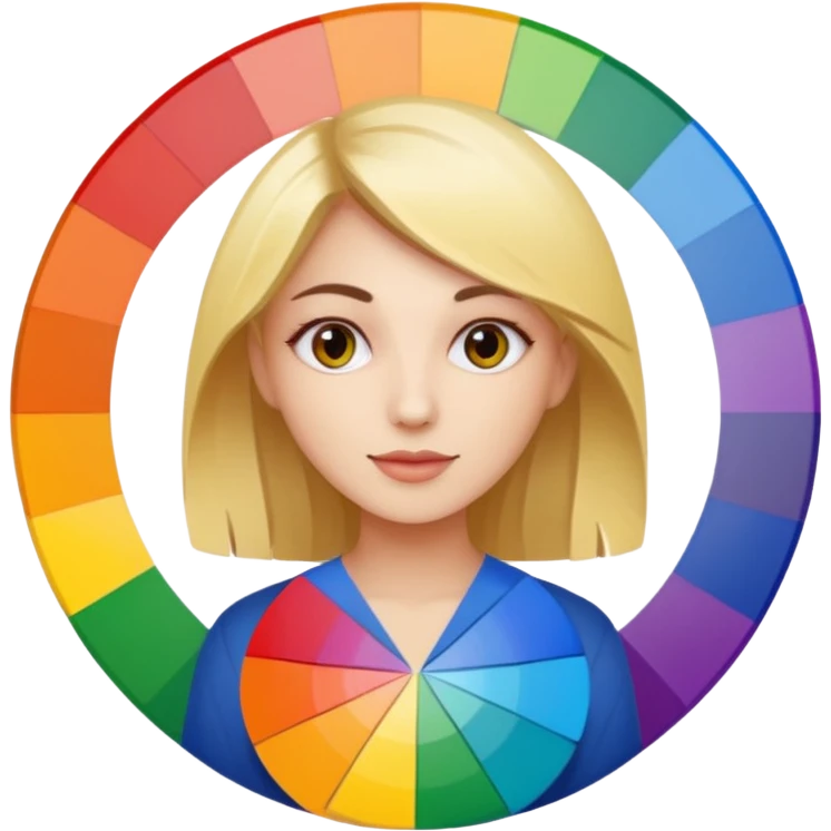 graphic designer , color wheel, emoji