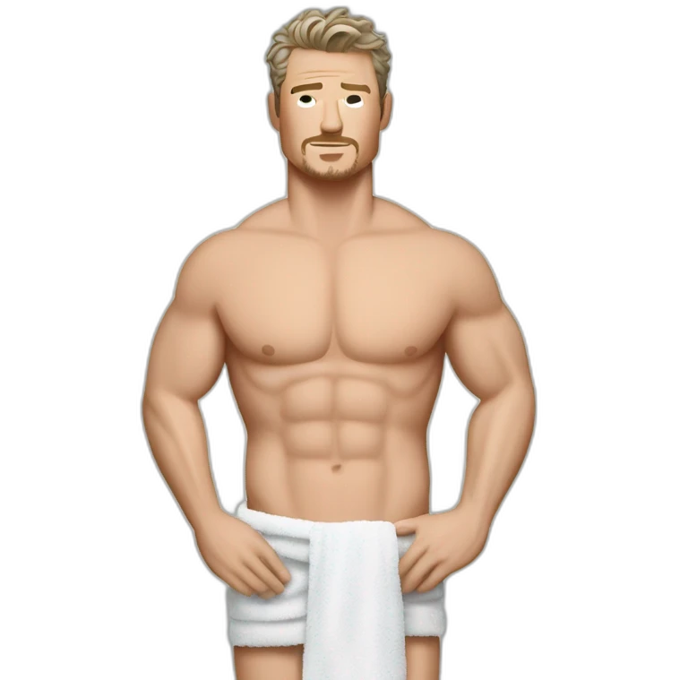 Mark Sloan (Eric Dane) Grey's Anatomy Body in Towel emoji