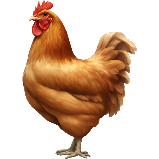 Chicken butt emoji