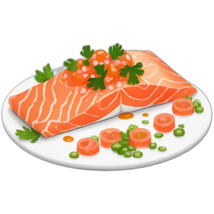 Salmon Tartare majestic emoji