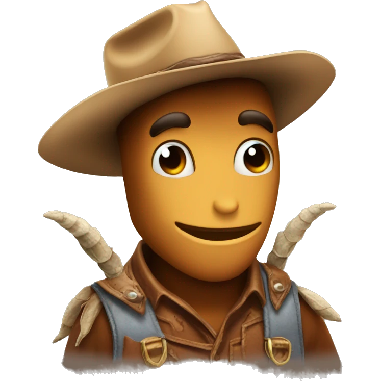 Roach in cowboy hat emoji