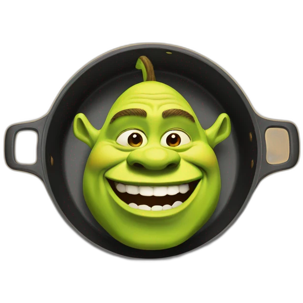 shrek on the pan emoji