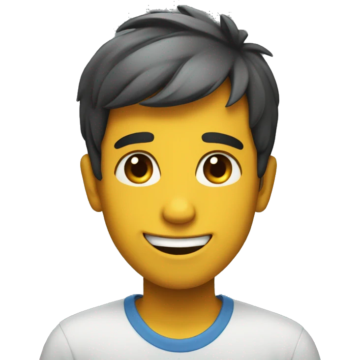boy smirking emoji