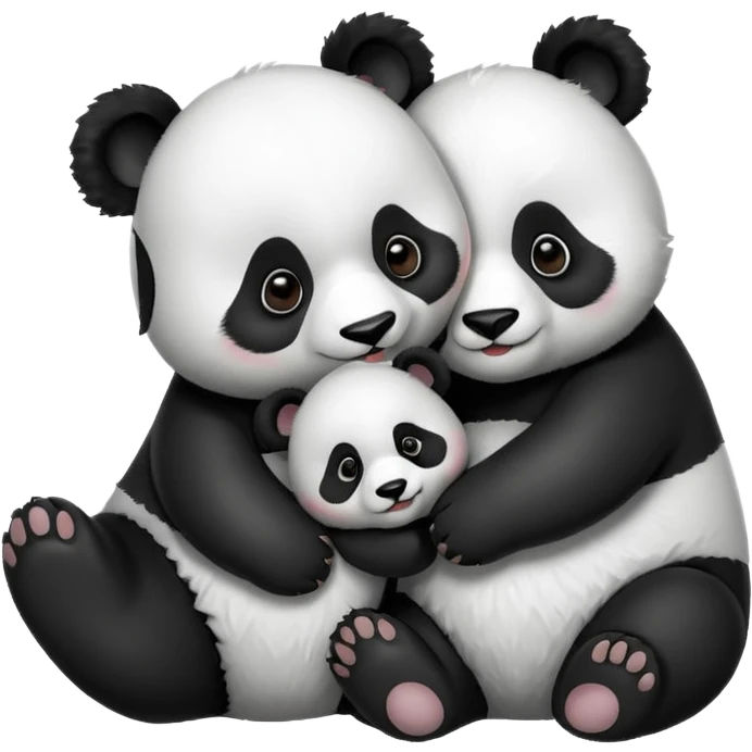Panda with a Cub emoji