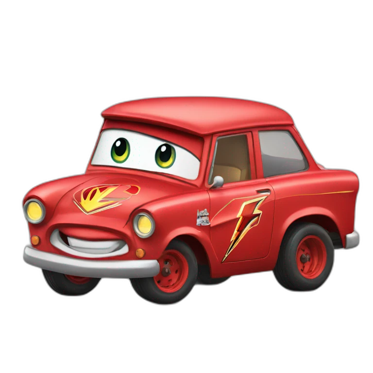 Flash McQueen cars emoji