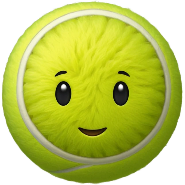 balle de TENNIS et pas de golfe rose sans visage emoji