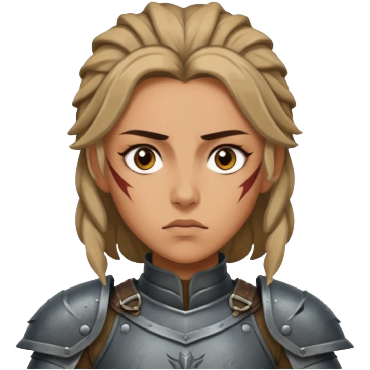 There is a series named the100 and i want to make a emoji of lexa Alycia jasmine make it realistic emoji