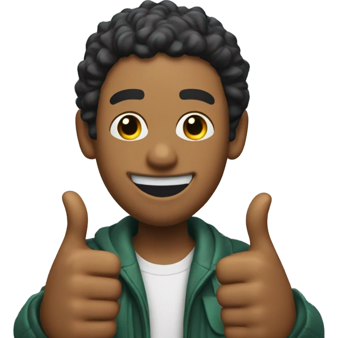 squid game frontman showing thumbs up emoji