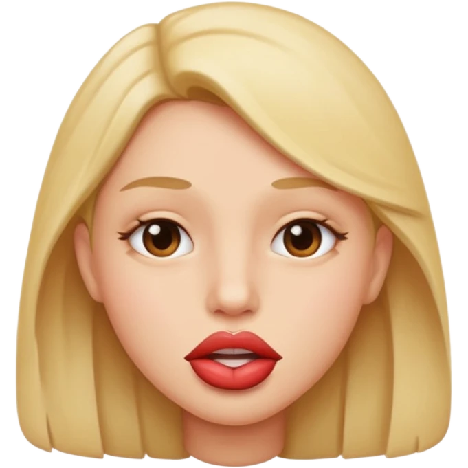 Sexy lip bite  emoji