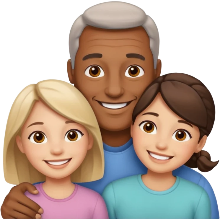 Papa y hija emoji
