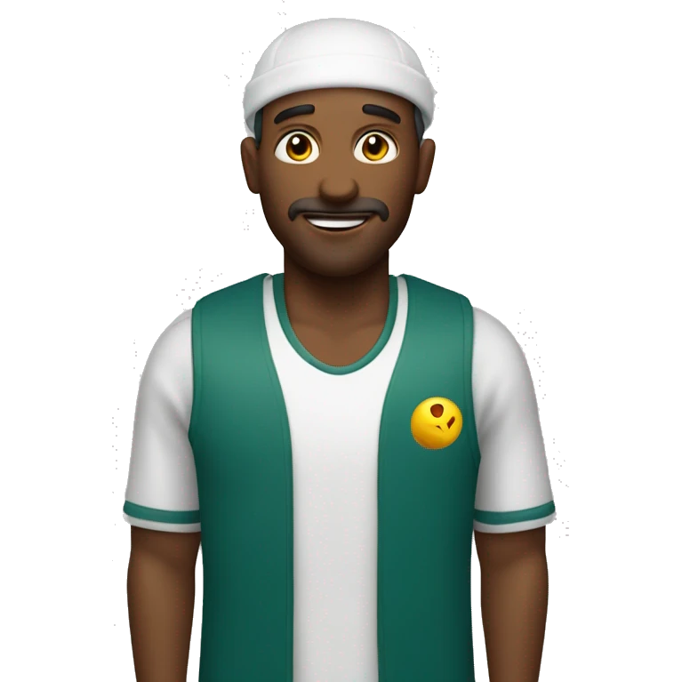Uomo che gioca con la palla emoji