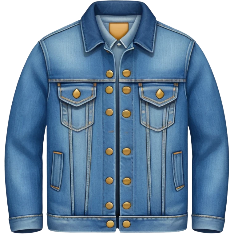 ultra realistic denim jacket emoji