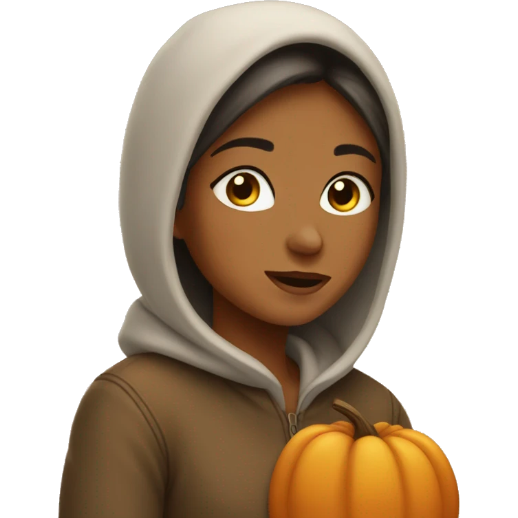 Cozy Girl Fall  emoji