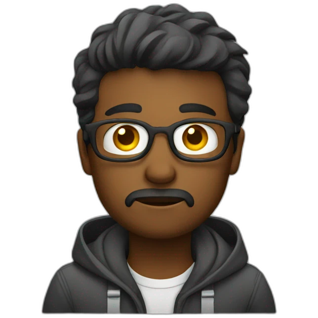 Tired designer emoji