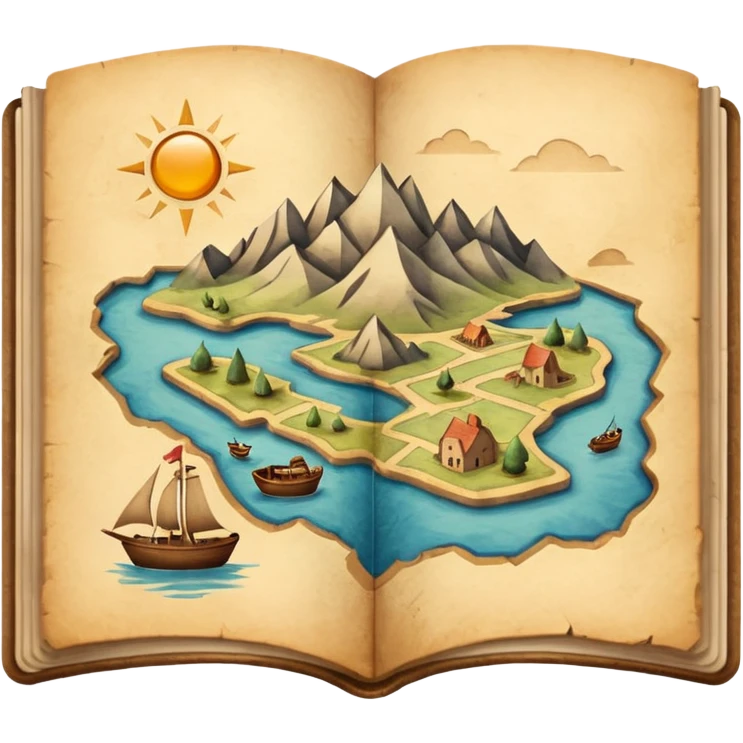 exploration map emoji