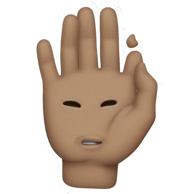Kmma with close bracet emoji