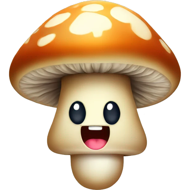 mushroom with face emoji
