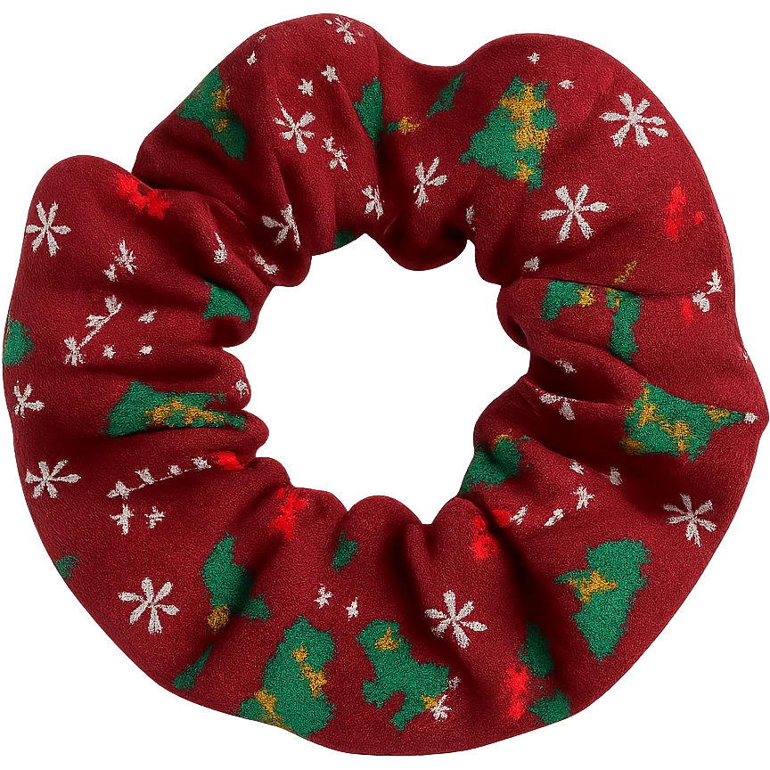 Christmas scrunchie remove background emoji