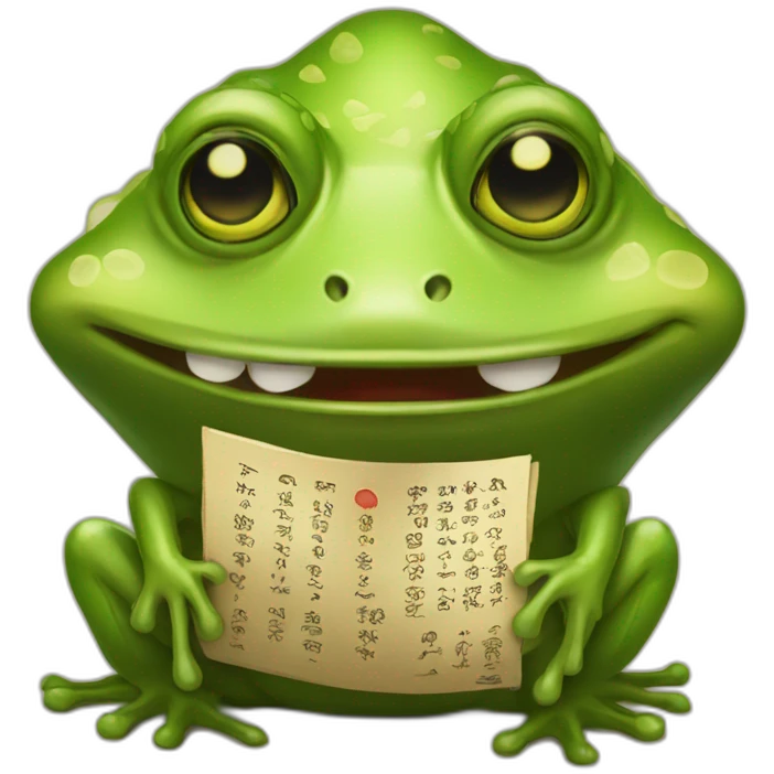 frog fortune teller emoji