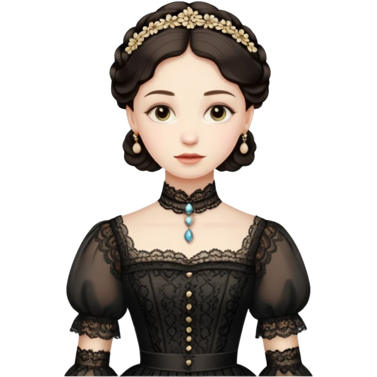 Victorian ladie emoji