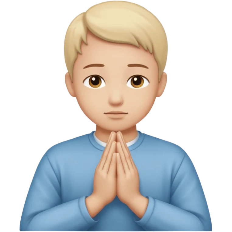 Prière chrétien emoji