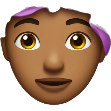 A purple flower 🌷 emoji