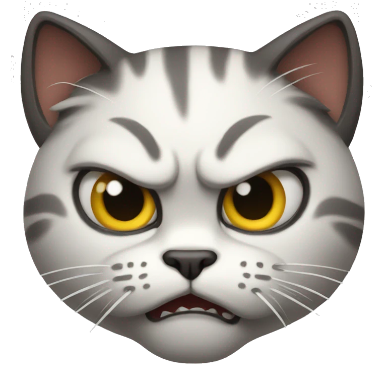angry cat emoji