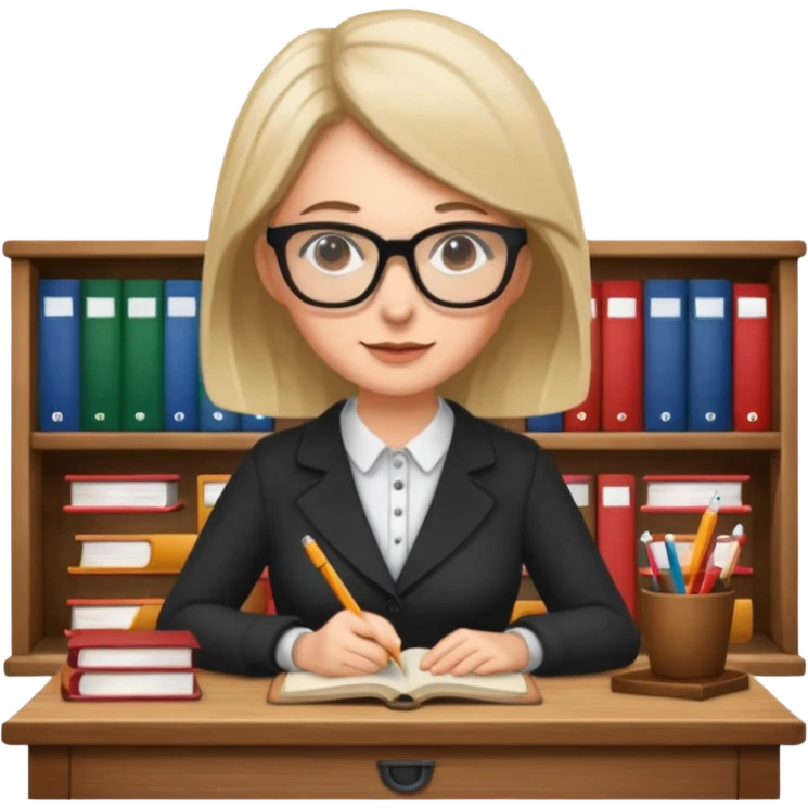 librarian at desk emoji