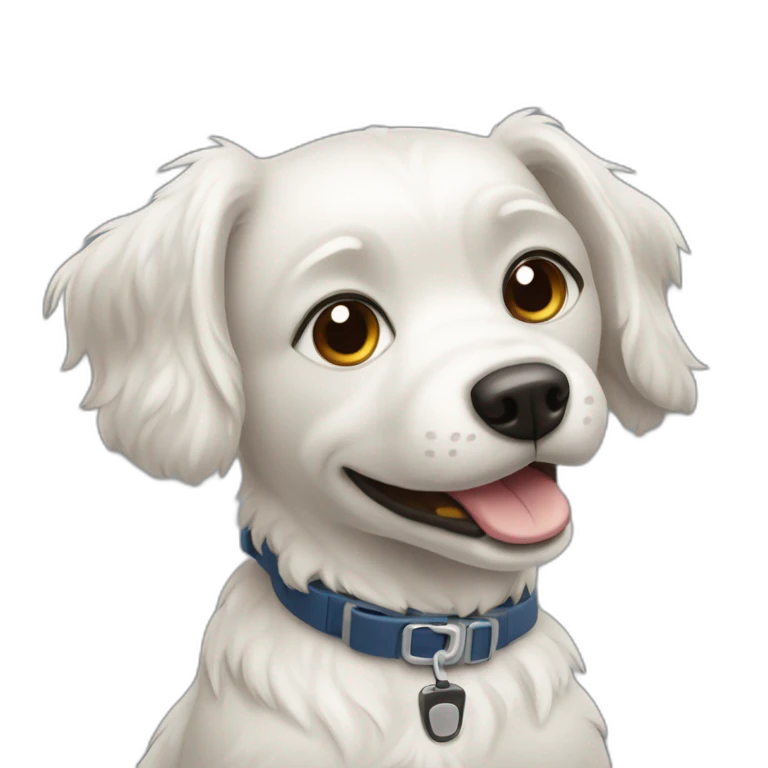 chien dans voiture electrique emoji