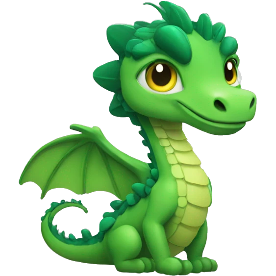 Drzgon vert emoji