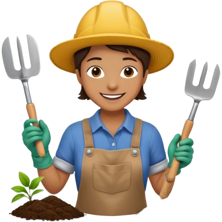 trowel gardening emoji