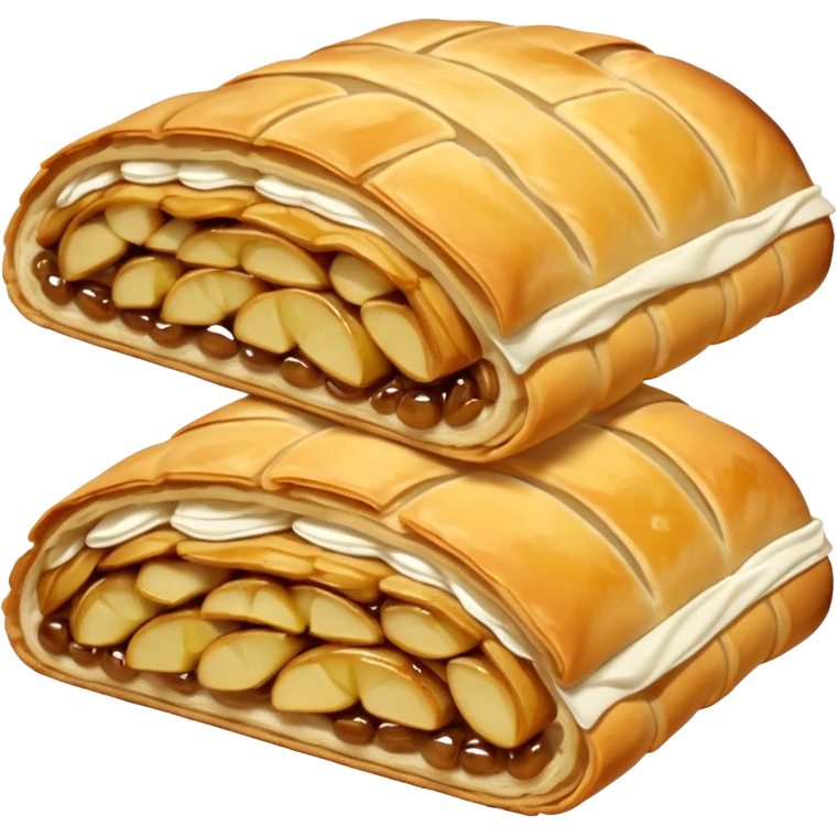 strudl aux pommes emoji
