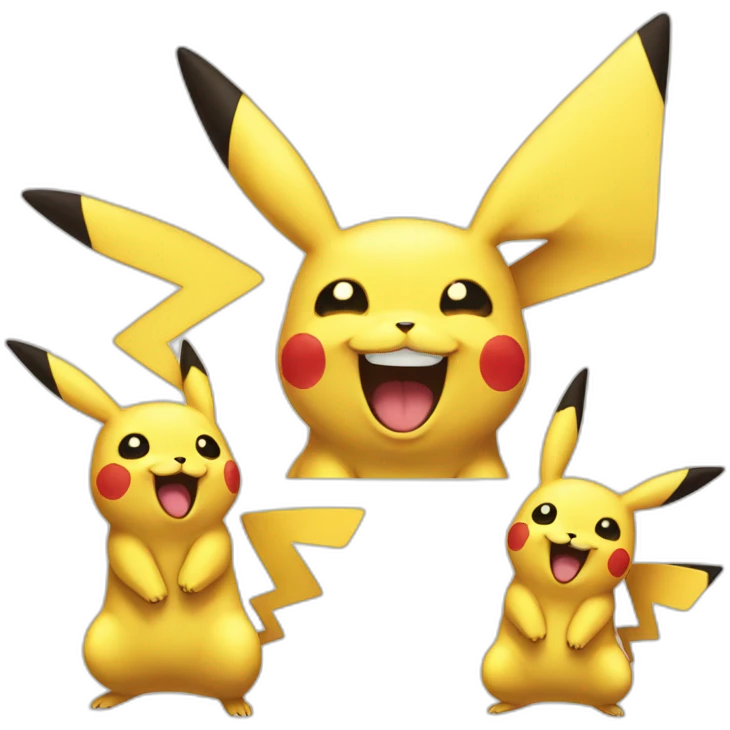 laughing pikachu emoji