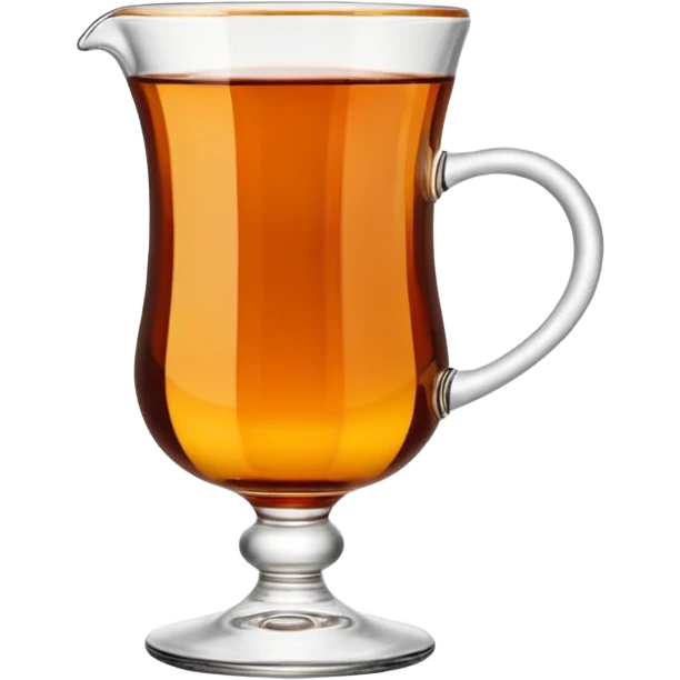 Turkish tea glass in “ince belli bardak” emoji