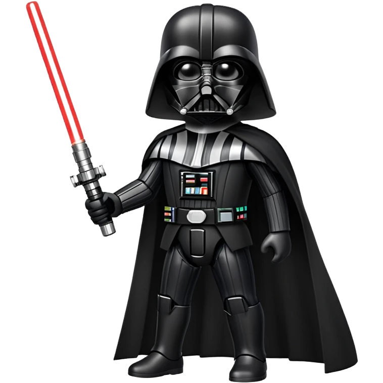 Darth Vader with lightsaber emoji