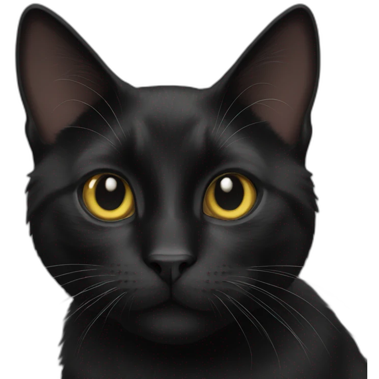 Black cat named molly emoji
